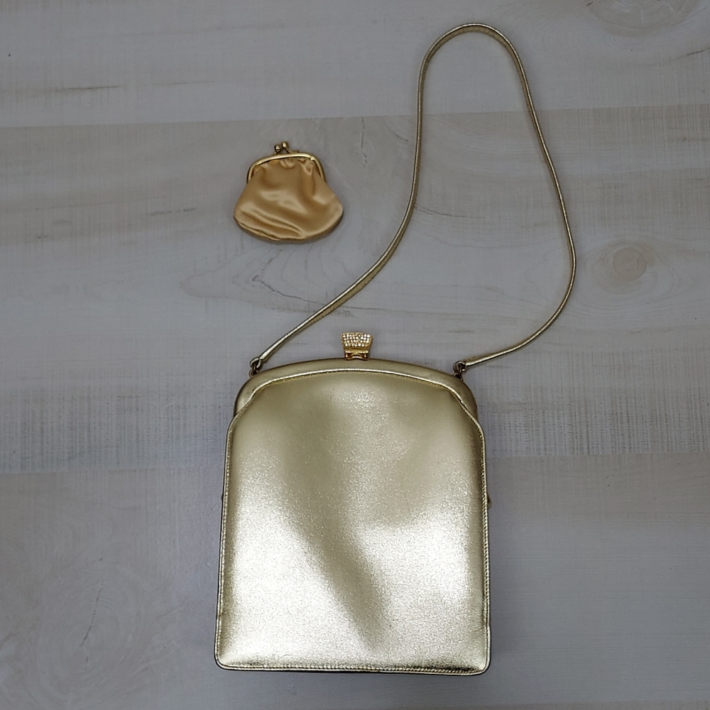 50's Vintage Saks Fifth Avenue Evening Bag with Coin Purse